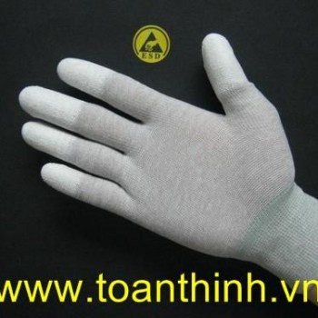 Găng tay sợi cacbon phủ ngón chống tĩnh điện